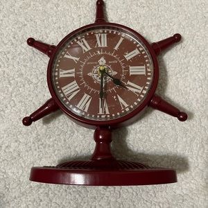 Standing Nautical Clock Decor